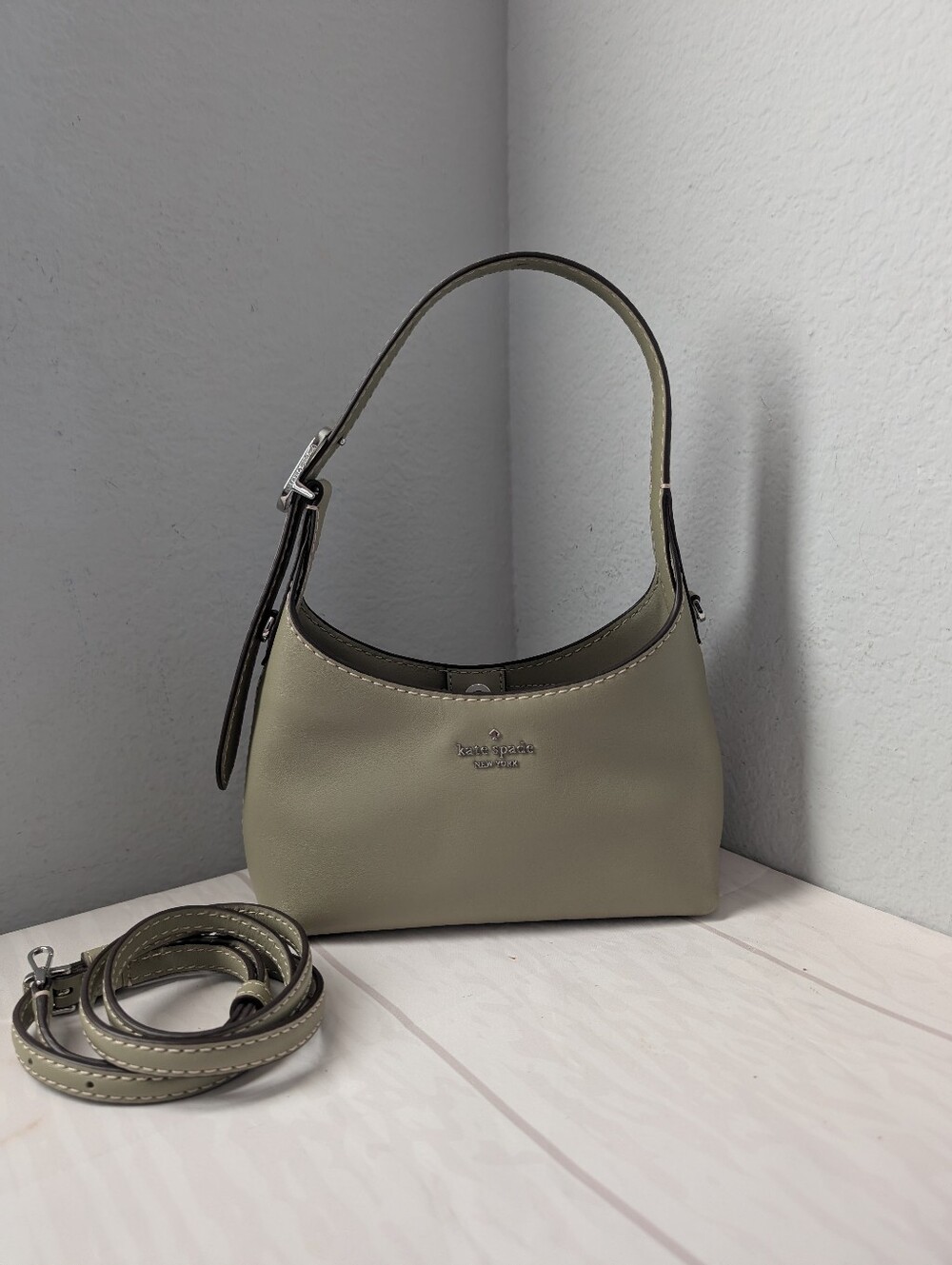 NWT Kate Spade KP017 454 Mini Crossbody Bag In Elm